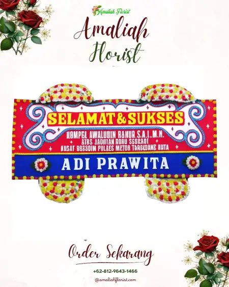 Papan Bunga Ucapan Selamat Sutoragan
